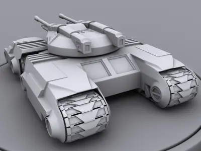 Mammoth Tank  3D print model