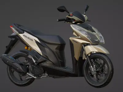 Vario 125 KZR 3D Modelling Low-poly 3D model