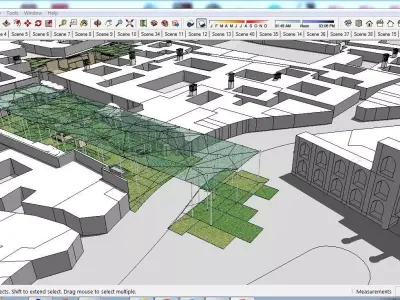 Sketchup Landscape Park E4 Free 3D model