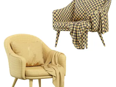 Deephouse Magrib armchair 3D model