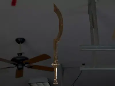 Khopesh sword 3D model buy