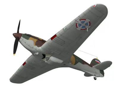 Hawker Hurricane MK1a 3D model purchase