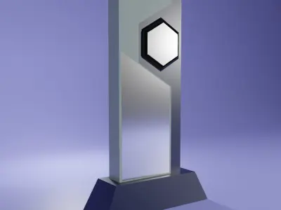 Corporate Momento and awards 3D model