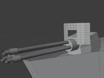 army ship 3D model from CGTrader