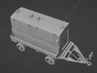 RAF Houchin Mk5 Ground Power Unit 3D print model