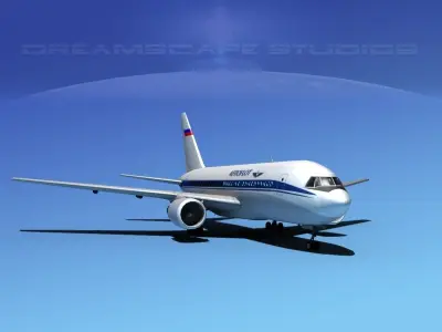Boeing 767-100 Aeroflot 3D model