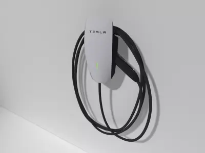 Tesla Wall Connector Gen 3  Low-poly 3D model