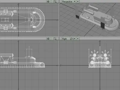 Hovercraft - Classic 3D model