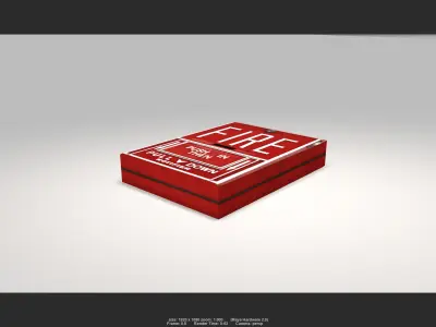 Fire 01 Low-poly 3D model