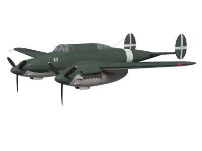 IMAM Ro58 3D model