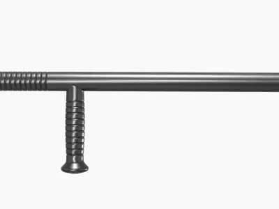 Tonfa plastic 3D model