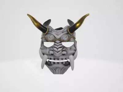 Samuari Mask 6 3D model