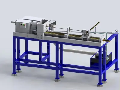 Palacita custom lathe for gunsmith Full Part Free 3D model