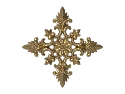 decorative pattern ready for 3D printing 3D model