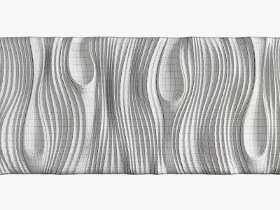 wave wall 3D model