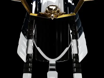 Pharaoh Eagle Hat 06 - SciFi Character Design Low-poly 3D model Low-poly 3D model