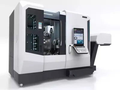 Milling Machine CNC Series 3D Model Pack