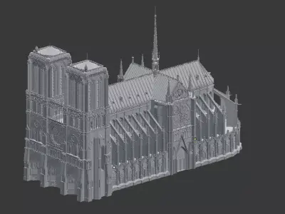 Notre dame 3D model