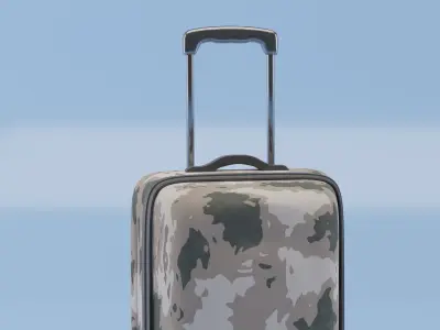 Travel Luggage Bag 3D Modeling and Texturing 3D model