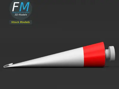 Paint tube 3D model