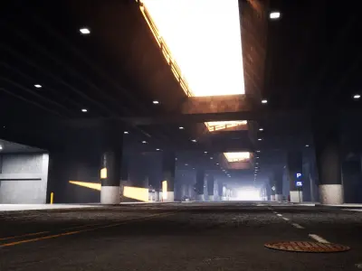 Lower Grand Avenue Los Angeles 3D model