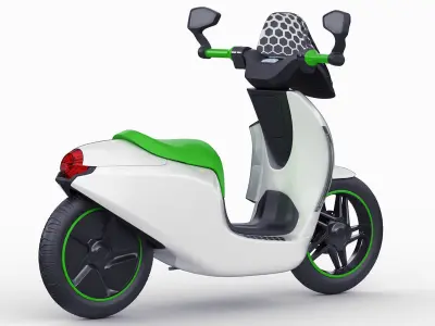 Generic Electric Scooter 3D model