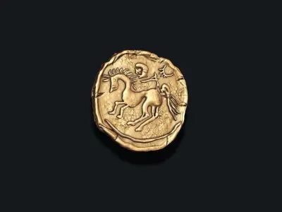 old coin v3 3D print model purchase