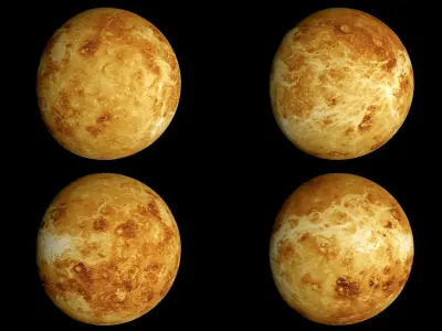  Venus Bare Surface Planetary For Blender 