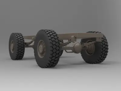 Chassis 4x4 3D model