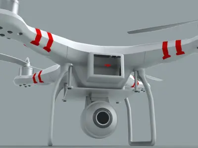 Phantom Quad Copter 3d Model 3D model