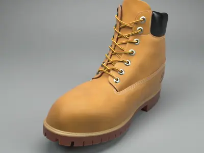 timberland boot 3D model