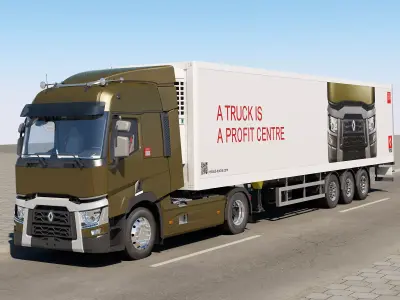 Renault T Range 4X2 3D model