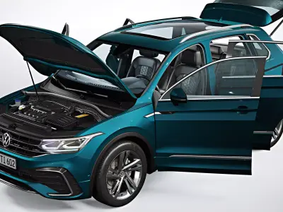 2021 Volkswagen Tiguan 3D model