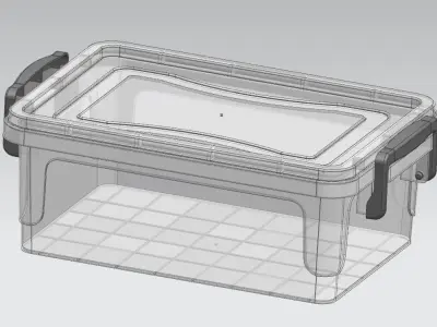 storage container 3D model