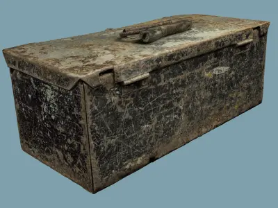 Tool Box - Photogrammetry Asset 3D PhotoScan Low-poly 3D model