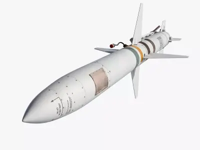 AGM-45 Shrike Low-poly 3D model