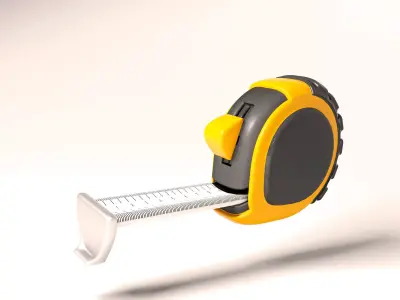 roulet Tape measure 3D model
