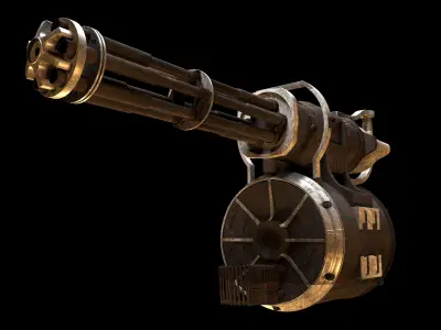 Mini Machine Gun 3D model