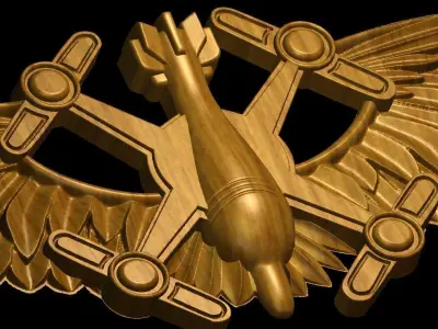 Unmanned Aerial Vehicle Operator Award 3D print model