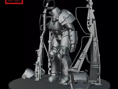 Fallout - Power Armor 3D model