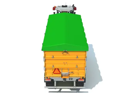 Tractor with Trailer 3D model