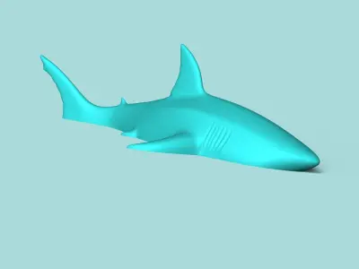 Great White Shark - Wall Decor - Decoration 3D print model
