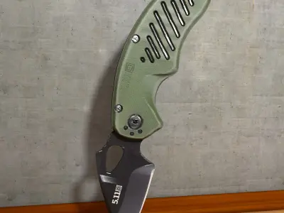 Modern Pocket Knife Military 3D model