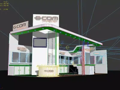 Exhibition - Area -10X5-3DMAX2009-015 3D model