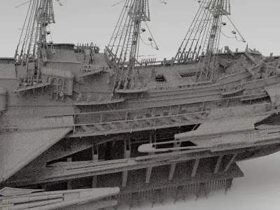 Cathedral Airship 7 3D model