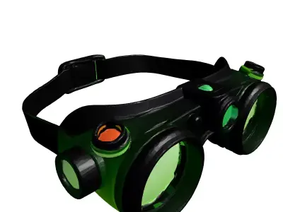 Futuristic Night Vision Goggles 3D model