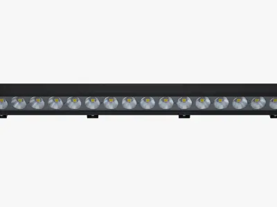 Large LED Light Bar 3D model