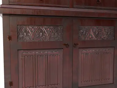 Dresser 3d model Low-poly 3D model