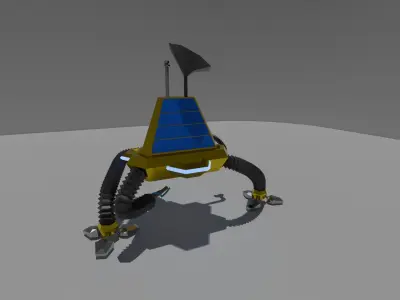 miner robot Free 3D model purchase
