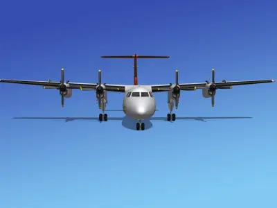 Dehavilland DHC-7 Conviasa 3D model